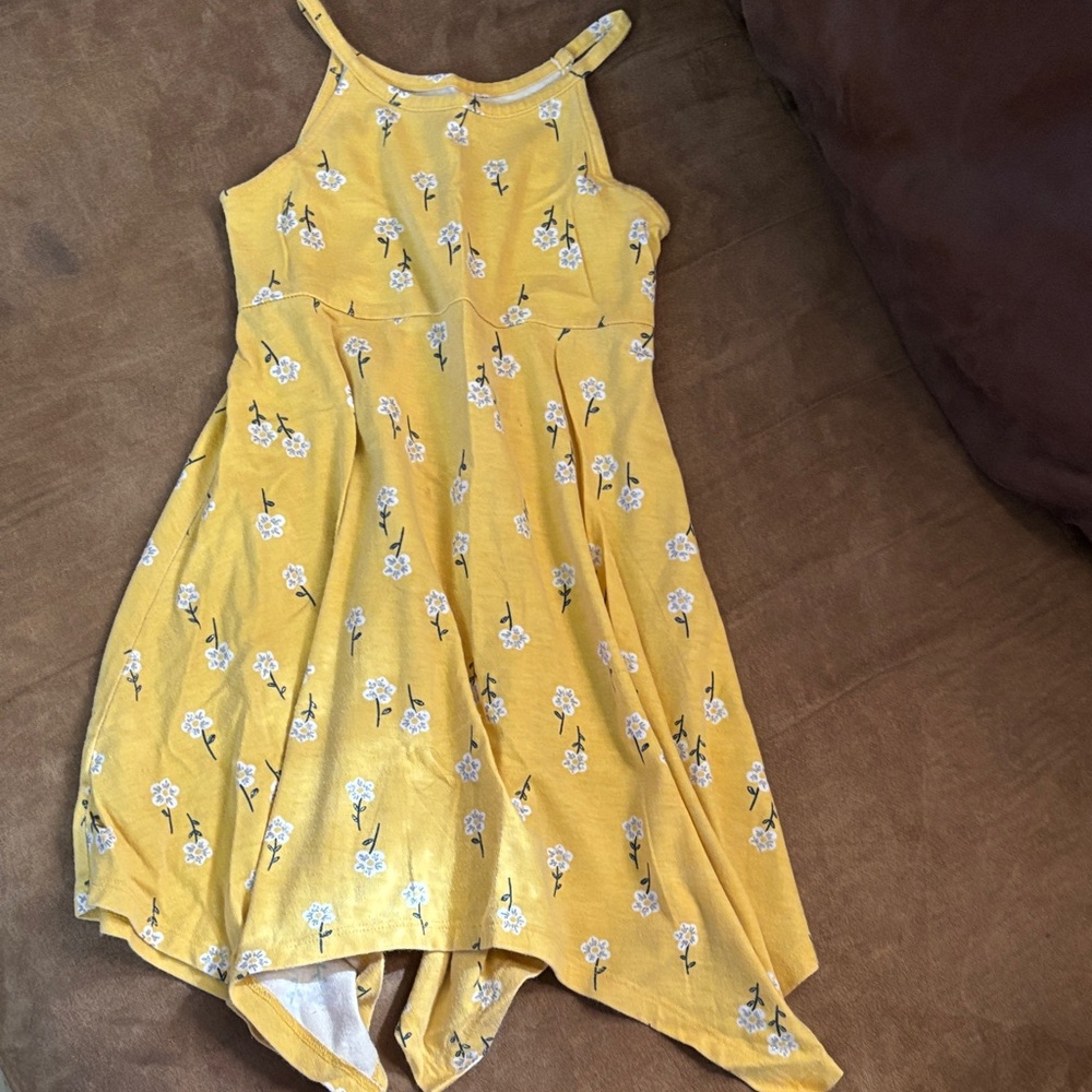 Jumping Beans Sunny Yellow Floral Dress